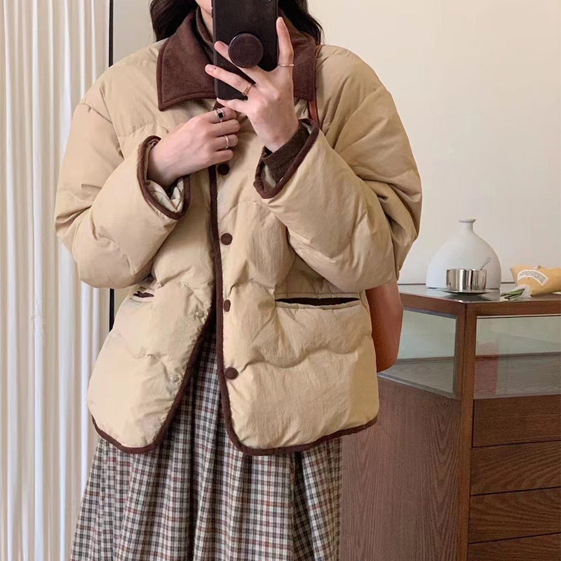 Manteau court rembourré hiver