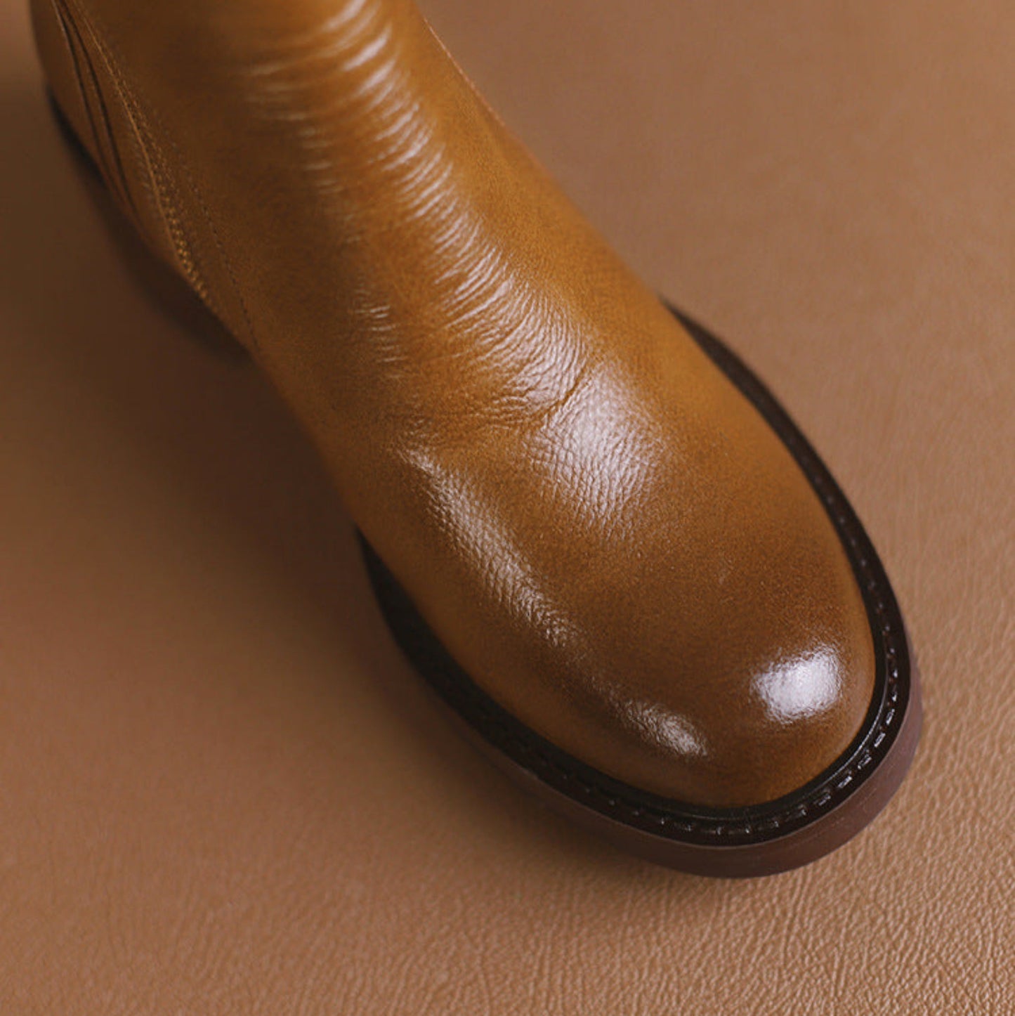 Bottines à Talon Épais