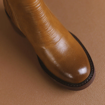 Bottines à Talon Épais