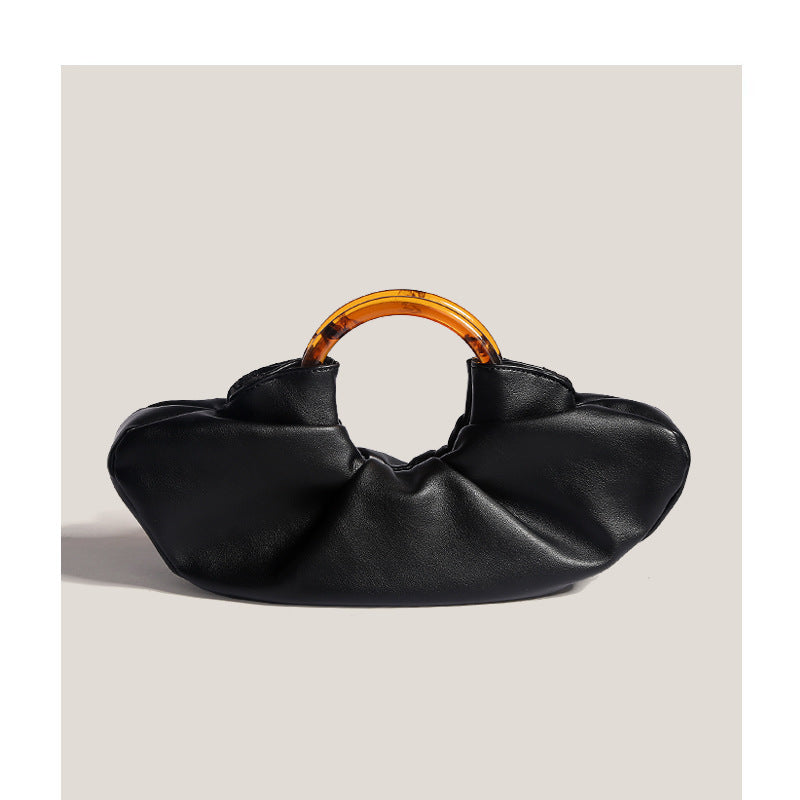 Sac à Main de Créateur avec Anneau Acrylique & Design Géométrique  un tittre cour