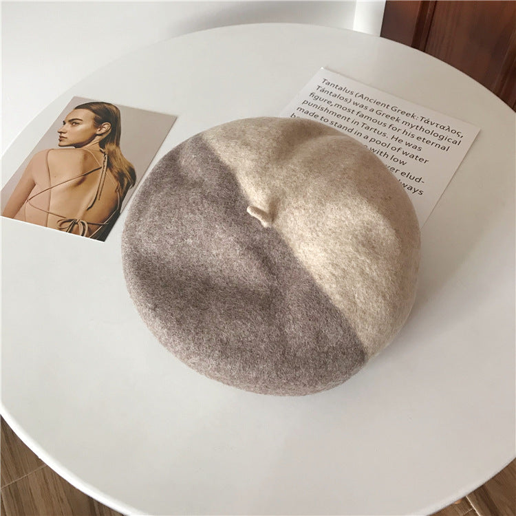 Béret en Laine Pure Couleurs Mixte