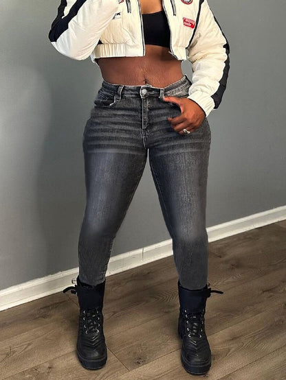 Skinny Moulant Taille Haute