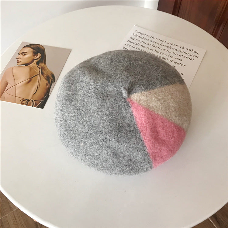 Béret en Laine Pure Couleurs Mixte