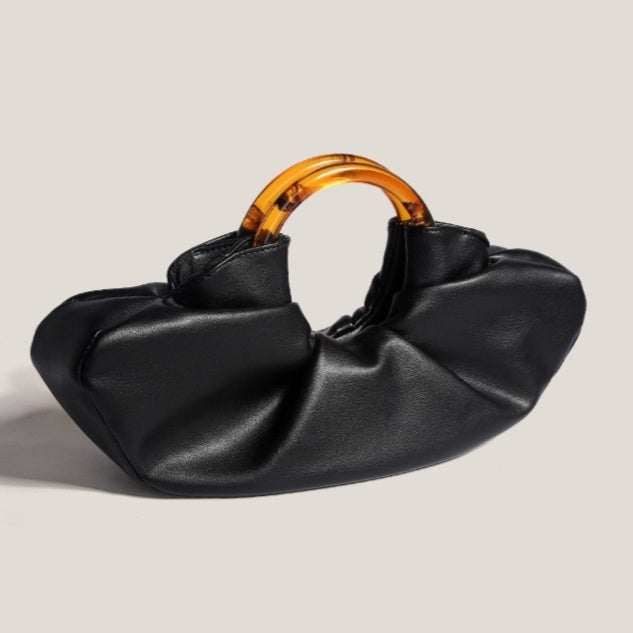 Sac à Main de Créateur avec Anneau Acrylique & Design Géométrique  un tittre cour