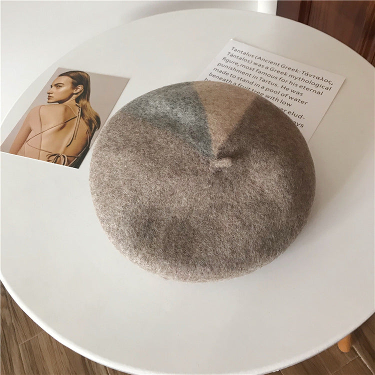 Béret en Laine Pure Couleurs Mixte