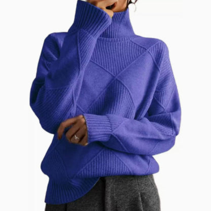 Pull fin à manches longues pour automne et hiver.