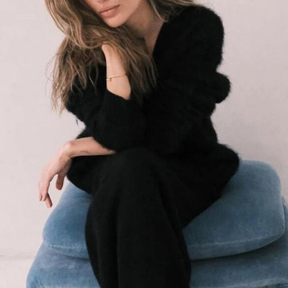 Cardigan Maille Ample Col V