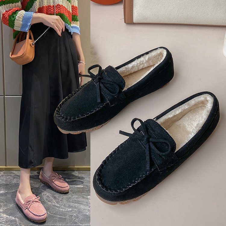 Mocassin Fourré (Doublé Polaire) pour Femme.