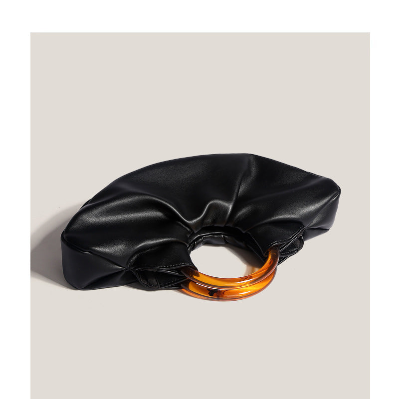 Sac à Main de Créateur avec Anneau Acrylique & Design Géométrique  un tittre cour
