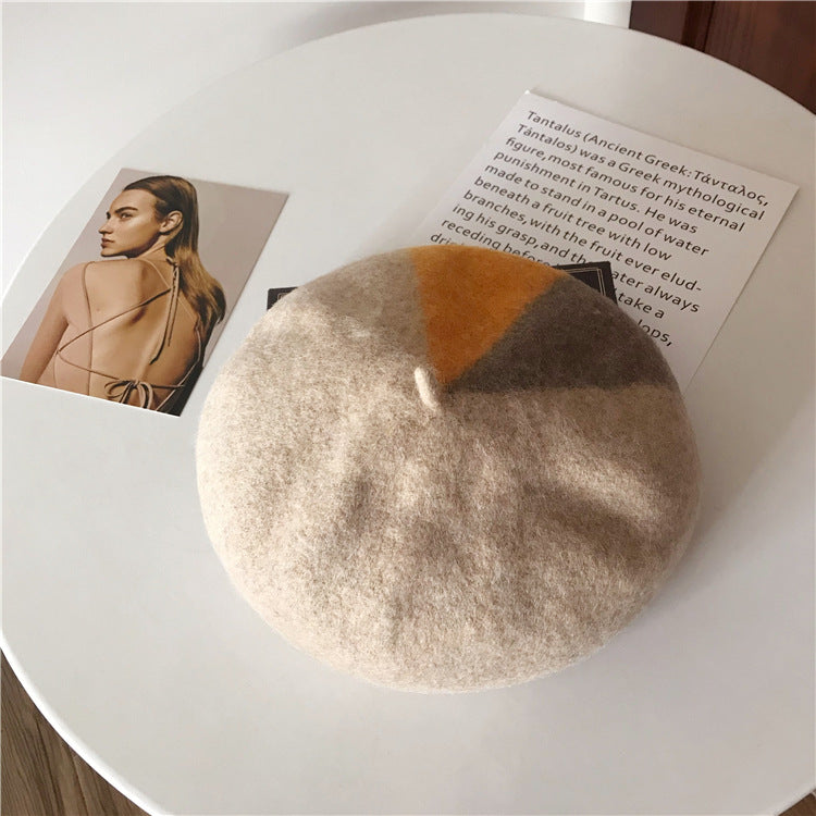Béret en Laine Pure Couleurs Mixte