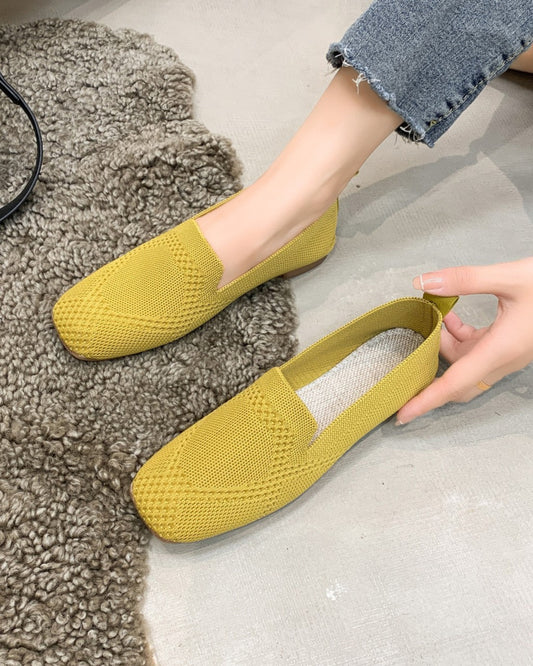 Ballerines Femme Tissées Respirantes