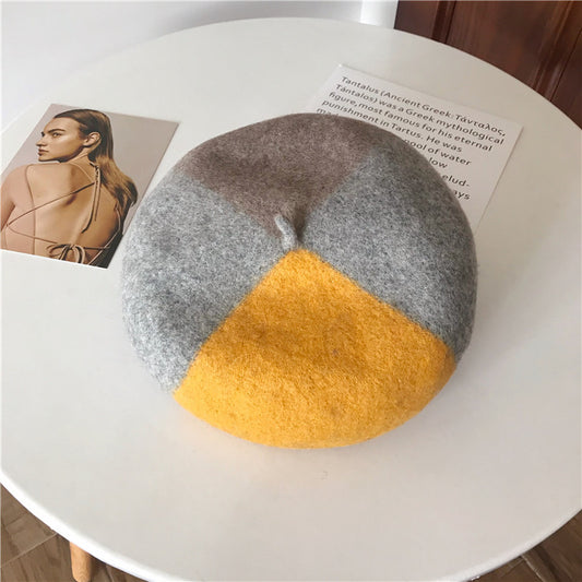 Béret en Laine Pure Couleurs Mixte