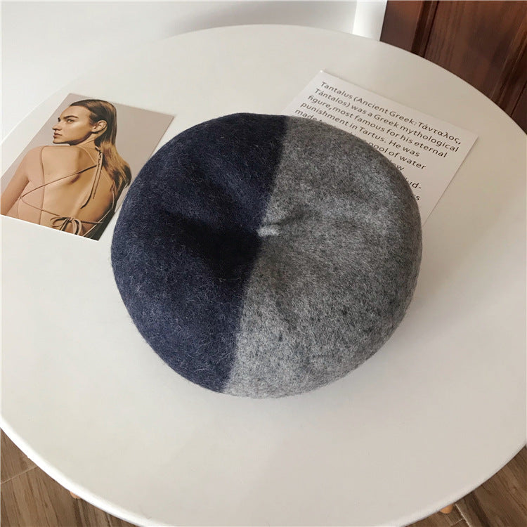 Béret en Laine Pure Couleurs Mixte