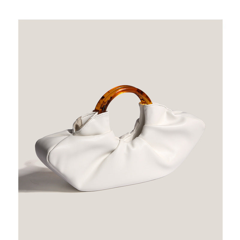 Sac à Main de Créateur avec Anneau Acrylique & Design Géométrique  un tittre cour