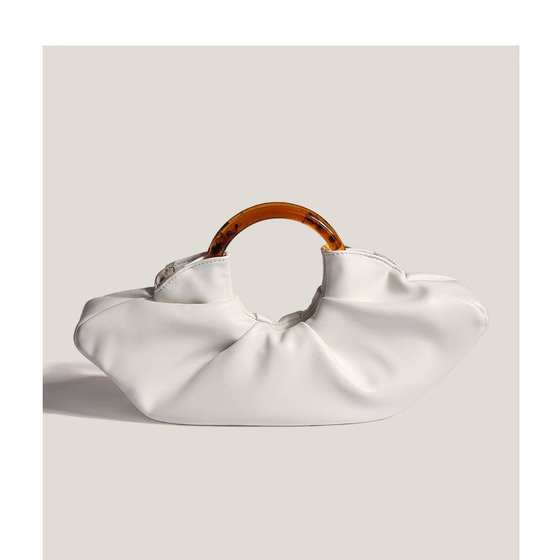 Sac à Main de Créateur avec Anneau Acrylique & Design Géométrique  un tittre cour