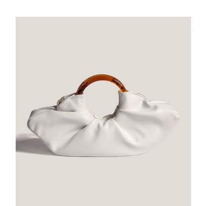 Sac à Main de Créateur avec Anneau Acrylique & Design Géométrique  un tittre cour
