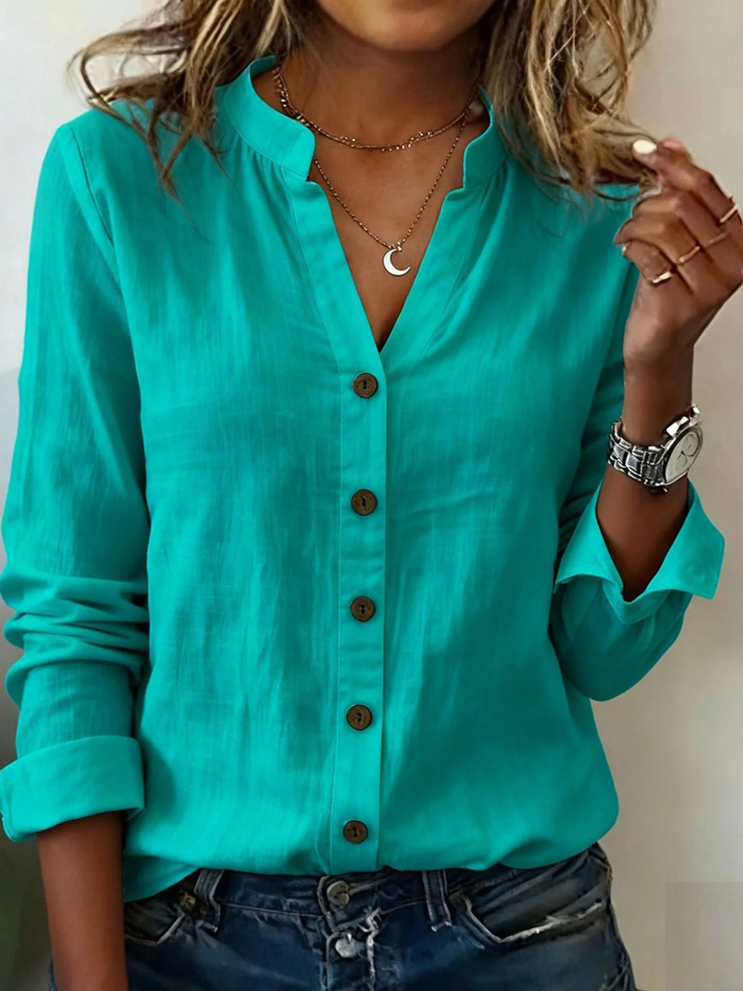 Chemise Col Officier Chic & Relax
